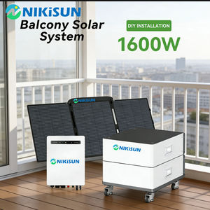 מערכת אנרגיה סולארית לא מחוברת לרשת 5 קילוואט, מערכת אנרגיה סולארית היברידית 5 קילוואט-שעה, 10 קילוואט-שעה, 15 קילוואט-שעה, סוללת Lifepo4 ניידת, ערכת פאנלים סולאריים לבית - Product Image 1