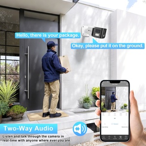 Cámara <span class=keywords><strong>de</strong></span> <span class=keywords><strong>Seguridad</strong></span> 4COVR 8Mp 4K <span class=keywords><strong>de</strong></span> Doble Lente 180 °   CCTV Panorámico con Visión Nocturna a Todo Color, Audio Bidireccional, Vigilancia Empresarial - Product Image 4
