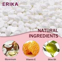 Perles de cire blanches en vrac pour épilation, 1000g, pour visage, mains, pieds, épilation des poils, emballage optionnel, utilisation en salon, spa, à domicile