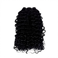 Extensions de cheveux indiens naturels Remy à plumes, 14 pouces, double épaisseur, invisibles, pour crochet, trame simple, micro-liens