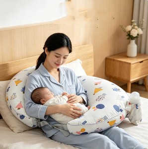 Coussins d'allaitement pour bébé avec support dorsal, coussin d'alimentation pour nourrisson, coussin d'allaitement pour maman - Product Image 4
