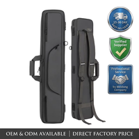 Étui de transport professionnel pour queue de billard 4Bx5S, étanche, en tissu Oxford avec revêtement en cuir, pour rangement et transport de 1/2 queue de billard