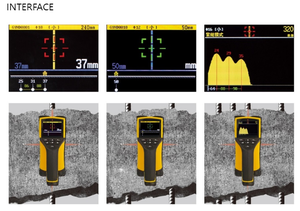 חיזוק HC-GY71T נייד סורק בטון משולב גלאי ברזל מוטות פלדה מכונת בדיקת סורק - Product Image 5