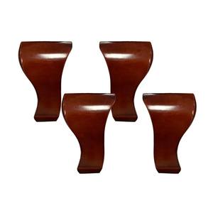 Pieds d'angle en bois pour meubles, style antique Queen Anne, pieds de chaise en bois, pieds de remplacement pour canapé - Product Image 2