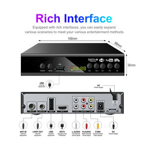 Décodeur TV Numérique <span class=keywords><strong>HD</strong></span> MeeCast Afrique, Récepteur <span class=keywords><strong>TNT</strong></span> DVB-T2 avec Prise en Charge Multilingue, Tuners DVB-T2 IP Gratuits - Product Image 4