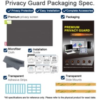 Protection des yeux, anti-espionnage, anti-rayures, filtre d'écran de confidentialité bidirectionnel, anti-reflet pour écran d'ordinateur large de différentes tailles