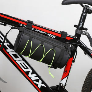 Bolsa para tubo superior de bicicleta Phoenix, impermeable, negra, cilíndrica, con cordón, para almacenamiento en bicicletas de montaña y carretera - Product Image 4
