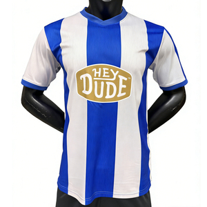 Maillot de football d'été imprimé personnalisé 25/26 Huddersfield domicile col rond séchage rapide manches courtes - Product Image 1