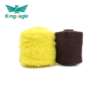 King eagle Soft Hand Feeling Gefärbt Fancy Nerz Feder garn für Pullover