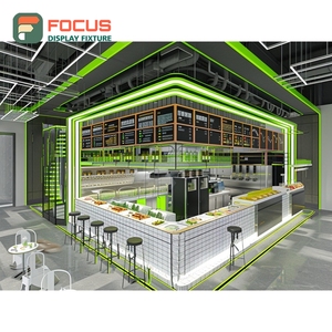 Vitrine de Luxe pour Café avec Façade en Verre Trempé, Zone d'Exposition pour Grains de Café, Meuble de Présentation pour Café - Product Image 3