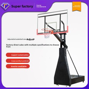 Panier de basket en alliage d'<span class=keywords><strong>aluminium</strong></span> réglable en hauteur pour adultes - Modèle extérieur mobile 002 - Réglage de la hauteur du panier pour les <span class=keywords><strong>dunk</strong></span> des enfants - Product Image 5