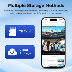 Ubox Telecamera da Cruscotto 4G a Doppia Lente CMOS 3MP, Telecamera di Sicurezza per Veicoli, Monitoraggio Sentinel, Rilevamento Collisioni e Graffi, Radar GPS - Product Image 5