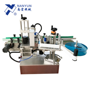 NY-822EB 데스크탑 자동 원형 병 양면 라벨링 기계 유리 플라스틱 수제 맥주 병 배럴용 날짜 TTO 프린터 포함 - Product Image 4