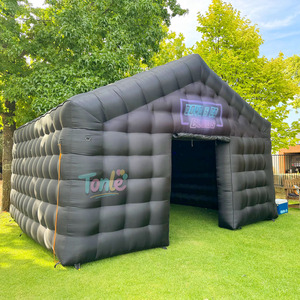 Comercial Đen Air Cube Lều <span class=keywords><strong>Inflatable</strong></span> câu lạc bộ đêm tienda inflable xách tay bên nhà Disco Lều <span class=keywords><strong>Inflatable</strong></span> hộp đêm - Product Image 3