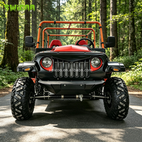 Jeep 300cc 4 temps pour adultes avec 5 places, buggy tout-terrain, kart quad, véhicule utilitaire