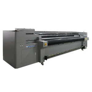 Impressora a jato de tinta 10 pés máquina de impressão uv para etiqueta 3.2m Impressora Uv Híbrida