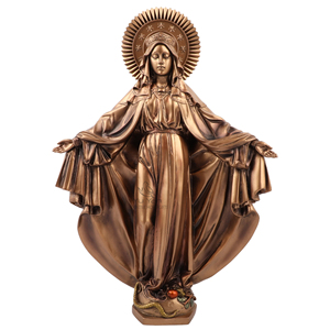 Statue religieuse catholique en résine 30 cm (H) Vierge Marie Immaculée Conception Peinte à la main Art <span class=keywords><strong>de</strong></span> collection Modèle <span class=keywords><strong>de</strong></span> <span class=keywords><strong>figurine</strong></span> <span class=keywords><strong>de</strong></span> Noël - Product Image 2