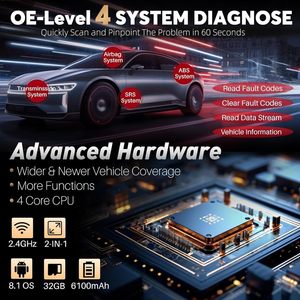 Escáner OBD2 CRP129E V3.0 LAUNCH 2026, Herramienta de Diagnóstico Profesional, Escáner de 4 Sistemas con CAN FD DoIP y Más de 12 Servicios de Reinicio - Product Image 5