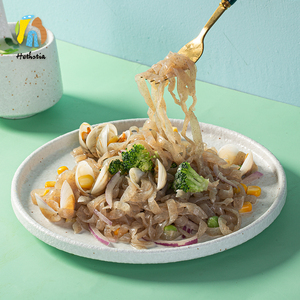 Hethstia Comida saludable natural Sin gluten Sin azúcar Sabor a algas marinas personalizado <span class=keywords><strong>Konjac</strong></span> Fettuccine - Product Image 5