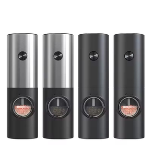 Moulin à sel et poivre automatique rechargeable à piles avec réglage de la grosseur, gadget de cuisine en gros - Product Image 4