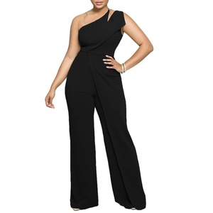 Combinaison droite sexy sans manches à une épaule et taille haute pour femme – Tendance - Product Image 5