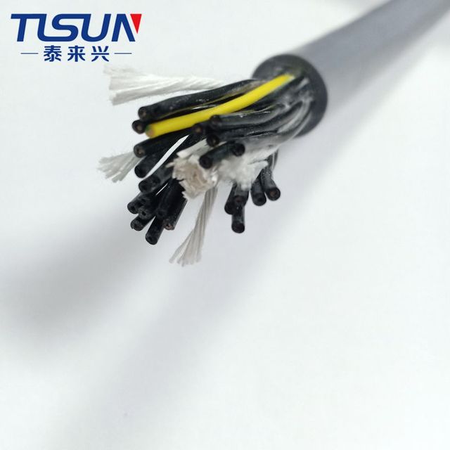 High Flexible 25core0.3mm2 Drag Chain Robot Control Cable