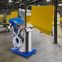 Système de WX-958 de machine de revêtement de poudre électrostatique 50W 45L avec équipement de service de peinture de pistolet de pulvérisation 450 g/min