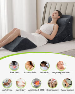 Offre Spéciale Triangle <span class=keywords><strong>Anti</strong></span> <span class=keywords><strong>ronflement</strong></span> pliant Position du corps lecture orthopédique dos <span class=keywords><strong>oreiller</strong></span> lit Wedge <span class=keywords><strong>oreiller</strong></span> pour le dos et la jambe - Product Image 4