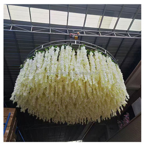 Suspensions de glycines artificielles de haute qualité, plantes en soie, fleurs décoratives pour <span class=keywords><strong>plafond</strong></span>, pour <span class=keywords><strong>mariage</strong></span>, remise de diplômes, fête des mères, événements décoratifs - Product Image 4