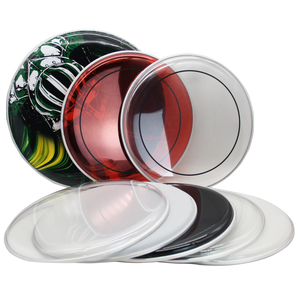 Vendita calda su misura doppia <span class=keywords><strong>pelle</strong></span> grassa trasparente Drumhead adatto varie dimensioni rullante piano Tom Bass Mesh Drum testine Pack <span class=keywords><strong>pelle</strong></span> - Product Image 5