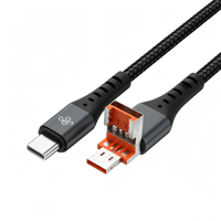 Kabel Pengisi Daya USB Teleskopik Pegas Laris Manis 3A Pengisian Cepat Kabel Data Sinkronisasi Melingkar yang Dapat Diulur untuk iPhone Android