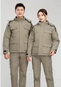 DFW0216 Uniformes Antiestáticos Color Caqui para Electricistas, Versión Invernal con Control de Temperatura - Product Image 3