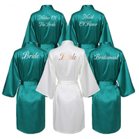 Robes en soie blanches à manches longues, robe en satin personnalisée pour femmes, robe de demoiselle d'honneur en soie satinée