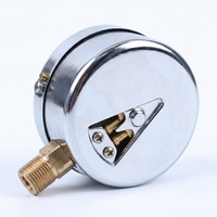 100mm Bottom Radial Vacuum Gauge Stainless Steel Glycerine Filled EN 837-1 CE Certificated Negative Pressure Gauge