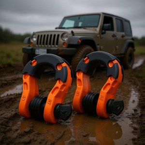 Manille de récupération D-Ring 500kN 3 pouces pour véhicules tout-terrain, Jeep, camion, accessoires de remorquage - Product Image 2