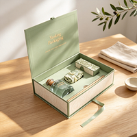 Emballage personnalisé de produits de beauté, boîte en papier magnétique pour parfum, huile d'aromathérapie, sérum, soins de la peau