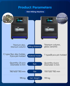 Italië Handel Cad Cam Tandfreesmachine Enkelspindel Verticaal <span class=keywords><strong>Cnc</strong></span> Controlesysteem Voor Titanium Blanco Tandfrezen - Product Image 3