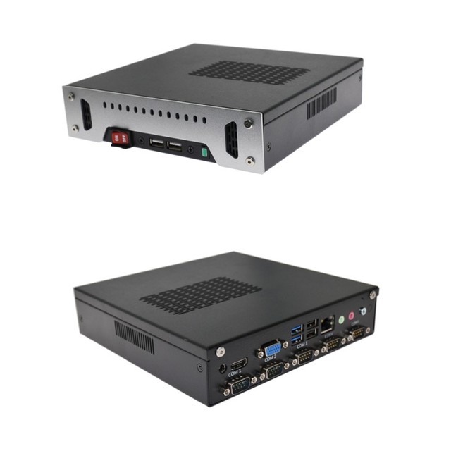High Quality J1900 J4125i3i7 CPU Fanless Mini Embedded Industrial PC Box Railway Traffic Robat Industrial Computer Accessory
