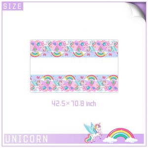 Juego de Platos de Papel para Niños, Diseño de Unicornio, para Cena, Picnic, Aire Libre, Platos y Vasos Desechables, Kits de Artículos para Fiestas - Product Image 4