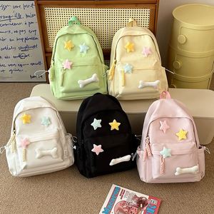 Girls Junior High School Students Genuine Leather Cycling Backpack with External <b>Frame</b> 50-70L Capacity - Product Image 4