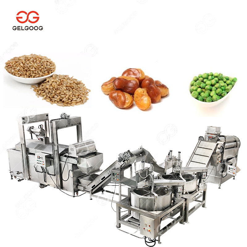 Automatic Frying peanuts Line Industrial Peanut