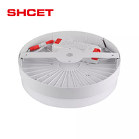 Lumière menée montée par forme ronde de surface sans cadre de panneau de plafond d'OEM d'usine pour la maison 6w 9w 12w 18w 24w 36w de l'usine SHCET