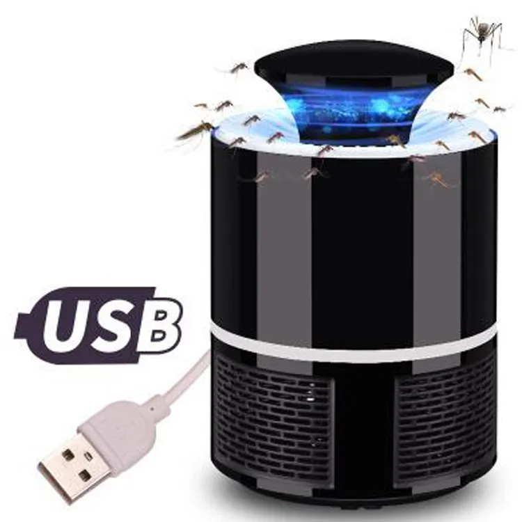 Household LED Photocatalyst Mosquito killing Lamp USB Rechargeable Mosquito Killer Lamp