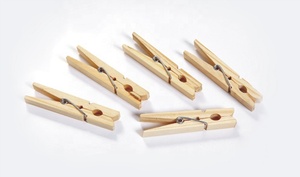 Pinces <span class=keywords><strong>à</strong></span> <span class=keywords><strong>linge</strong></span> en <span class=keywords><strong>bois</strong></span> naturel, pinces, <span class=keywords><strong>épingles</strong></span> <span class=keywords><strong>à</strong></span> <span class=keywords><strong>linge</strong></span>, artisanat, vente en gros, 10 pièces - Product Image 4