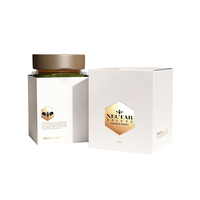 Pot vide en carton blanc, pot personnalisé de luxe, Design Unique, abeille, coffrets cadeaux pour le miel, pièces