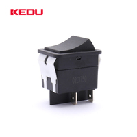 Interrupteur à bascule carré KEDU HY12-9-4 250v 20a marche/arrêt 4 broches avec certification UL TUV CE