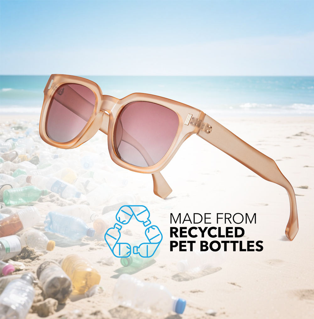 Recycled Sunglasses Women's Sunglasses Unisex High Quality High End Wholesale Classic Sunglasses Cheap Factory Sport Eyewear