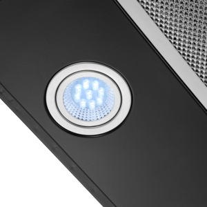 Bonito patrón de mármol Aspecto negro Extractor de cocina Gran potencia de succión <span class=keywords><strong>Campana</strong></span> montada en la pared <span class=keywords><strong>Campana</strong></span> de cocina con ventilación eléctrica - Product Image 3