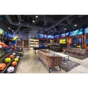 Idées de présentation de vélo moderne magasin de Sport pliant conception de disposition de détail mode casque vêtements chaussures magasin de vélo conception de détail - Product Image 3