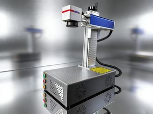 Machine de gravure laser à fibre automatique pour bijouterie, gravure de logo personnalisé sur bagues, bracelets, colliers - Product Image 1